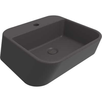 Bocchi Firenze Çanak Lavabo 50 cm Mat Antrasit - 1
