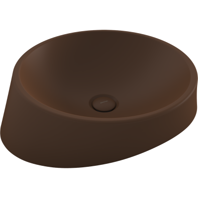 Bocchi Venezia 56 cm Çanak Lavabo Mat Kahve - 1