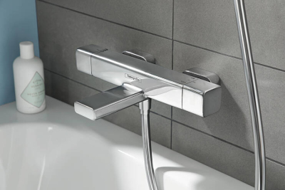 HansGrohe Ecostat E Termostatik Banyo Bataryası, Aplike - 15774000 - 2