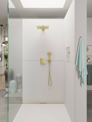 HansGrohe Raindance E Tepe Duşu 300 1 Jet, Duş Dirseği İle - 26238990 - 2