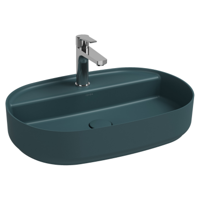 İsvea Infinity Tezgah Üstü Lavabo Petrol Yeşili, 60 Cm - 5